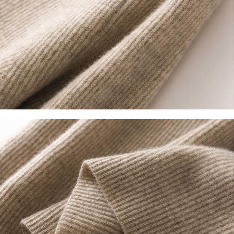 Loose Sweater Women's Outer V-neck Bottoming Shirt Solid Color Thread Thin Tops Knitted Sweater