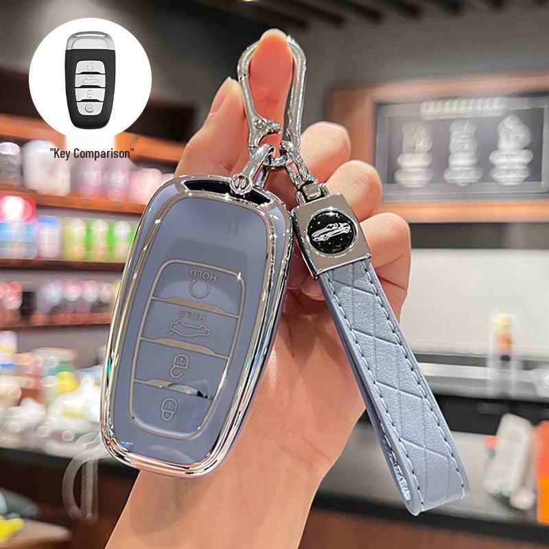 High-End Key Cover for Hongqi Models: HS3, HS5, HS7, H5, H6, H9, EQM5, HQ9