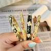Elegant Enamel Dropped Glaze Flower Texture Bracelet For Women Retro Gold Plated Evil Eye Floral Zircon Bangle Party Jewelry