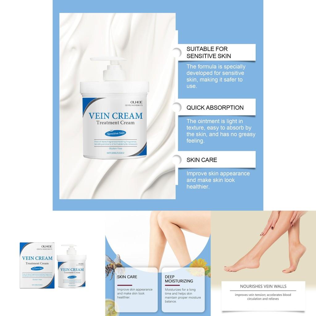 Ouhoe Leg Care Cream For Refreshing Relief And Daily Care For Tired Legs With Luxurious Emollients