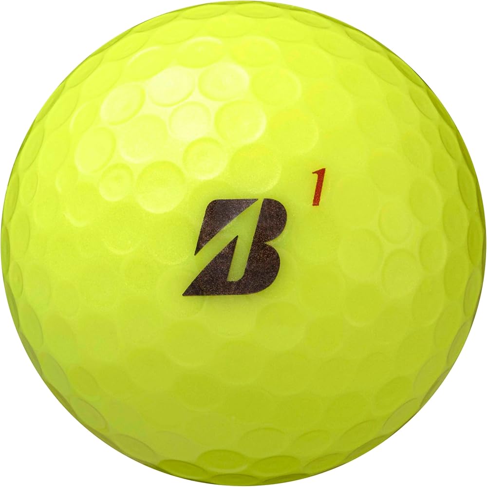 Bridgestone TOUR B X Golf Balls 2024 Model Yellow Pack of 12