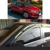 For NISSAN Sunny Latio Almera N17 N18 2010 2011 2012- Car Body Sticker Plastic Window Glass Wind Visor Rain/Sun Guard Vent