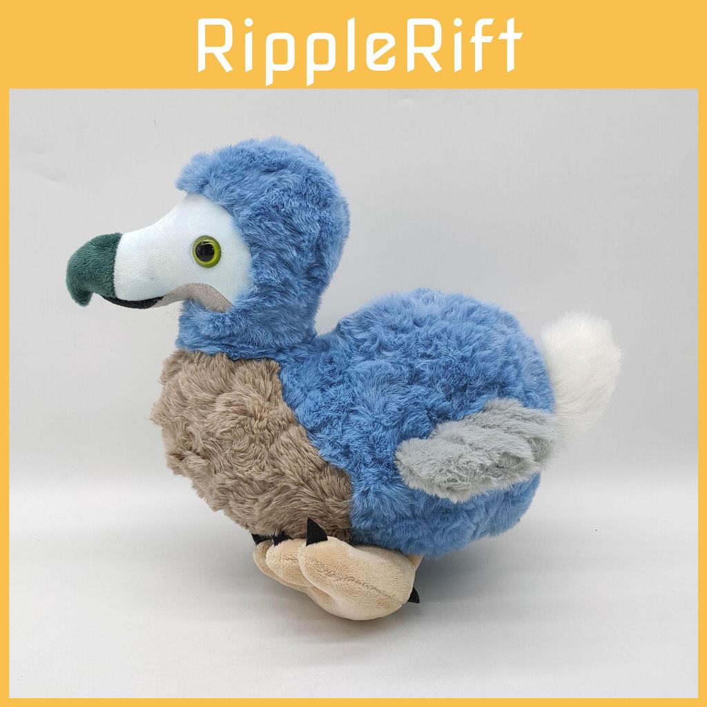Cuddly 7.8in Dodo Plush Toy Blue Bird Soft Stuffed Animal Doll For Kids Xmas Gifts