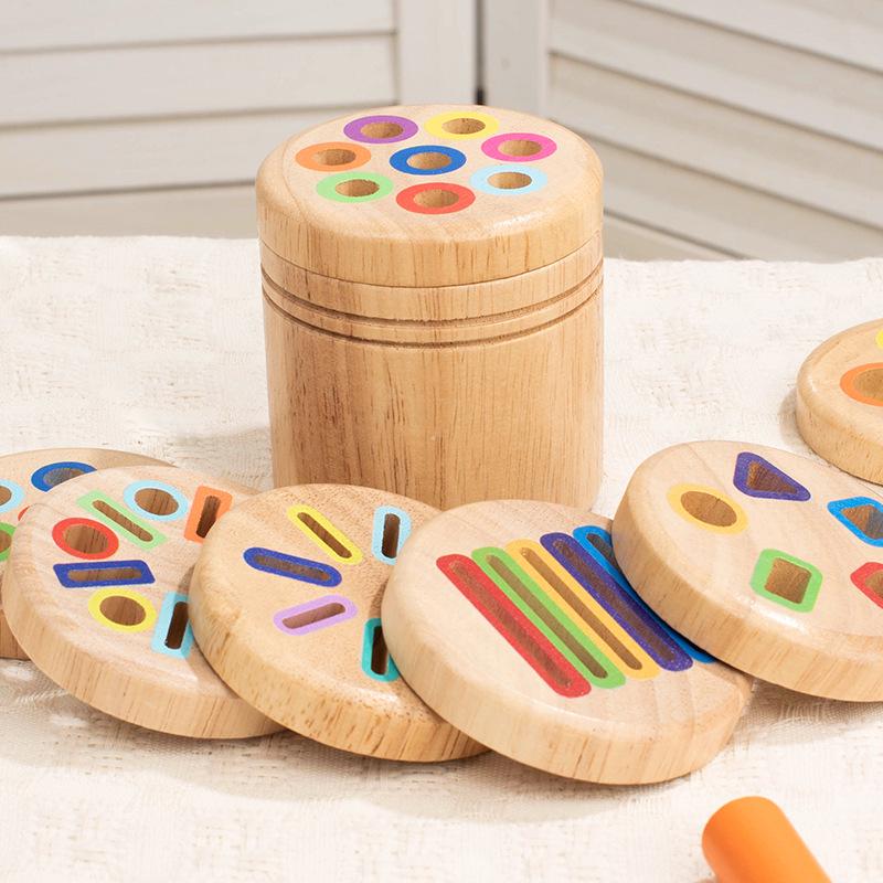Montessori Color & Shape Sorting Cognitive Toy for Kids