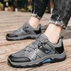 New Guochao Men's Shoes Outdoor Sports Hiking Shoes Non-slip and Wear-resistant Low-top Shoes Labor Insurance Work Casual Shoes