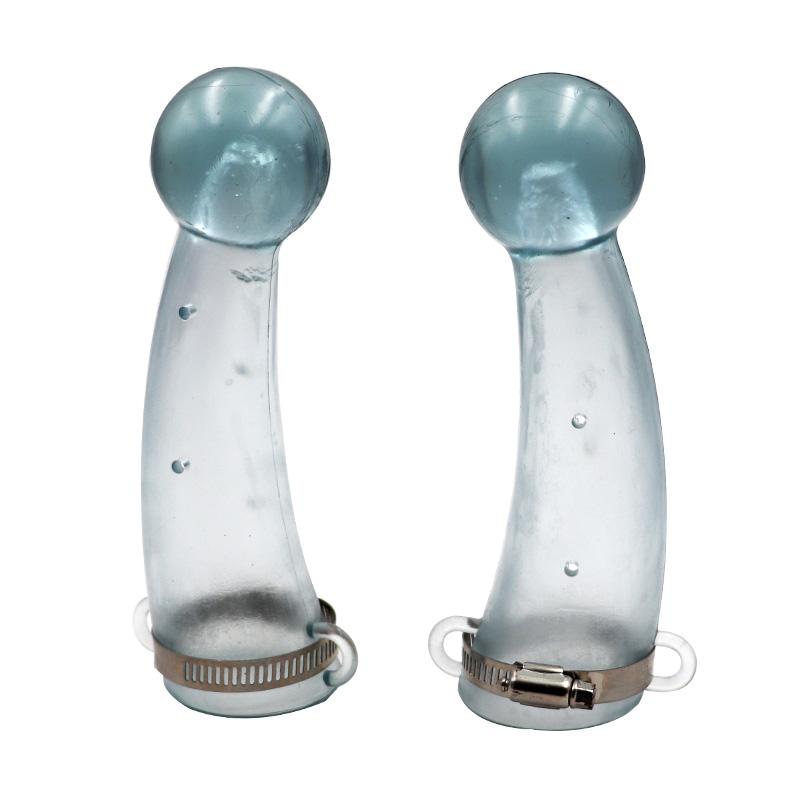 

1 Pair Silicone Ox Horn Protective Cover Calf Prevent Collision Tool of Cow Top Protection Silicone Horn Protects