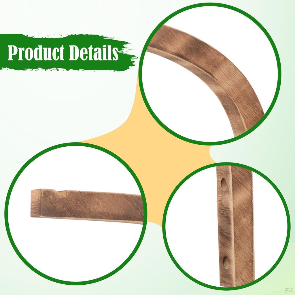 Decorative Plant Hanging Bracket Made of Wood Suitable for And Macrame On Patios