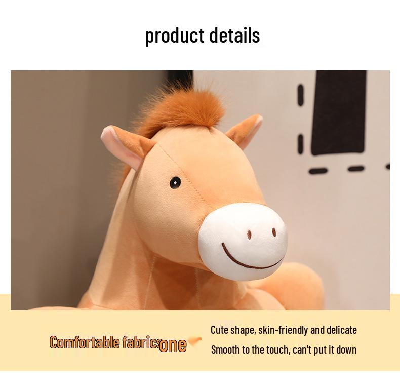 Year of the Horse Muscle Plush Toy - Fun Hug Pillow and Gift for Boyfriend or Girlfriend