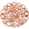 50 Perle di Cristallo a Griffa Singola da Cucire a Mano Trapanino Accessori Fai da Te per Abbigliamento Accessori Matrimonio Trapanino a Griffa da Cucire a Mano con Fori Perline Strass da Cucire