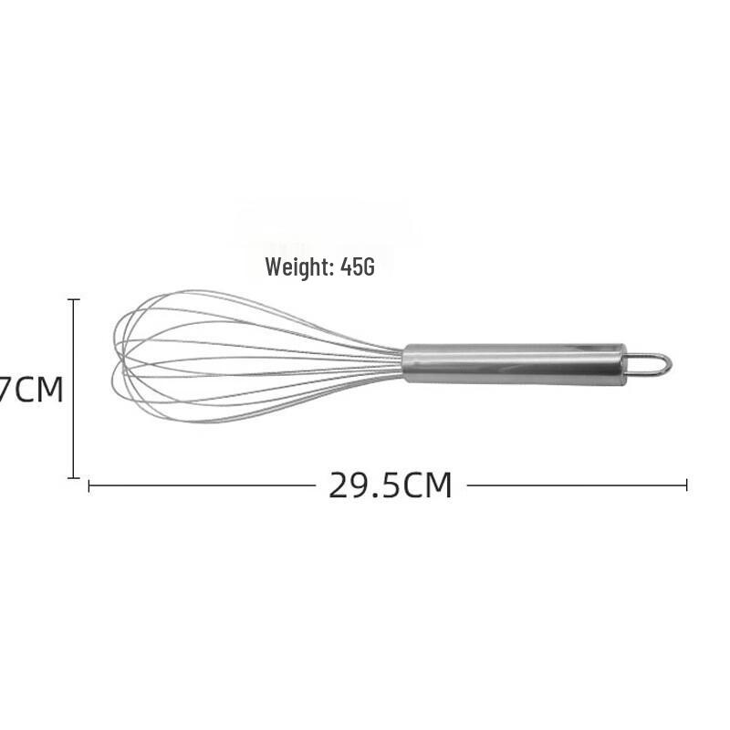 ZISIZ Stainless Steel Manual Egg Beater