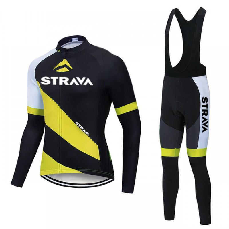 Fleece Cycling Jersey Set Mountain Road Bikes Winter Warm Long Sleeve Unisex Breathable