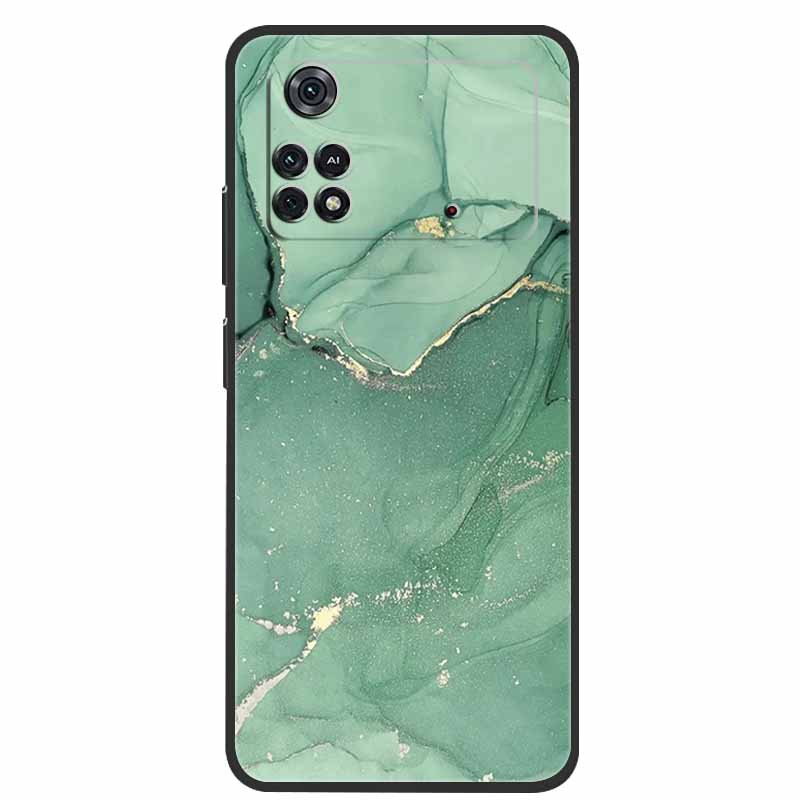 For Poco X4 Pro 5G Case Poco M4 Pro 2022 Marble Silicone TPU Back Cover for Xiaomi Poco M4 Pro 4G Phone Case Poco X4 Pro 5G Capa