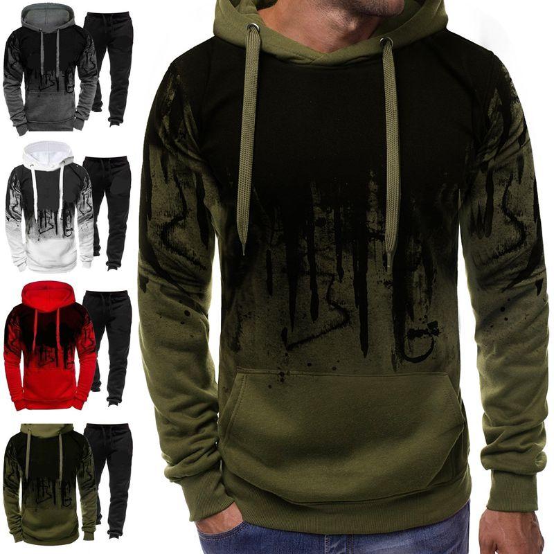 Stylish Men's Tracksuit With Comfortable Hoodie And Relaxed Sweatpants For Everyday Fashion