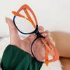 Módní brýlový rám Tr90 s gradientní barvou, blokující modré světlo, kočičí oko, dámské luxusní designové brýle, dámský optický rám