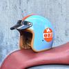 Vintage-Style 3/4 Open Face Motorcycle Helmet Men Women ABS Safety With Removable Visor All-Season Use