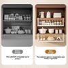 Multi-Purpose Under Cabinet Kitchen Hanging Rack - Storage Organizer for Paper Towels, Foil, Spices and Cooking Utensils