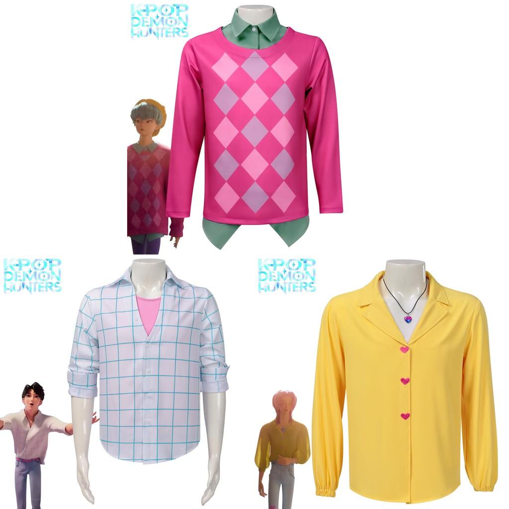 Hunters Kpop Demon Saja Boys Cosplay Costume Halloween Party Stage Performance