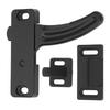 RV Screen Door Latch Metal Black Strong Construction Universal Fit Screen Door Latch and Handle Kit for Motorhomes