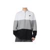 Nike Retro Sports Breathable Long Sleeve T-Shirt With Spliced Brand Logo And Dropped Shoulders Men Tops Grey FB7798-100
