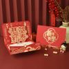 3D Popup Chinese New Year Card 2025 Year of the Snake Greeting Card with Envelope Handmade Present for Spring Festival