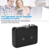 Dpofirs Bluetooth Cassette Stereo Cassette Tape USB and Power Portable Pocket Tape Player Player, Auto-Reverse Player, Support, (Black)