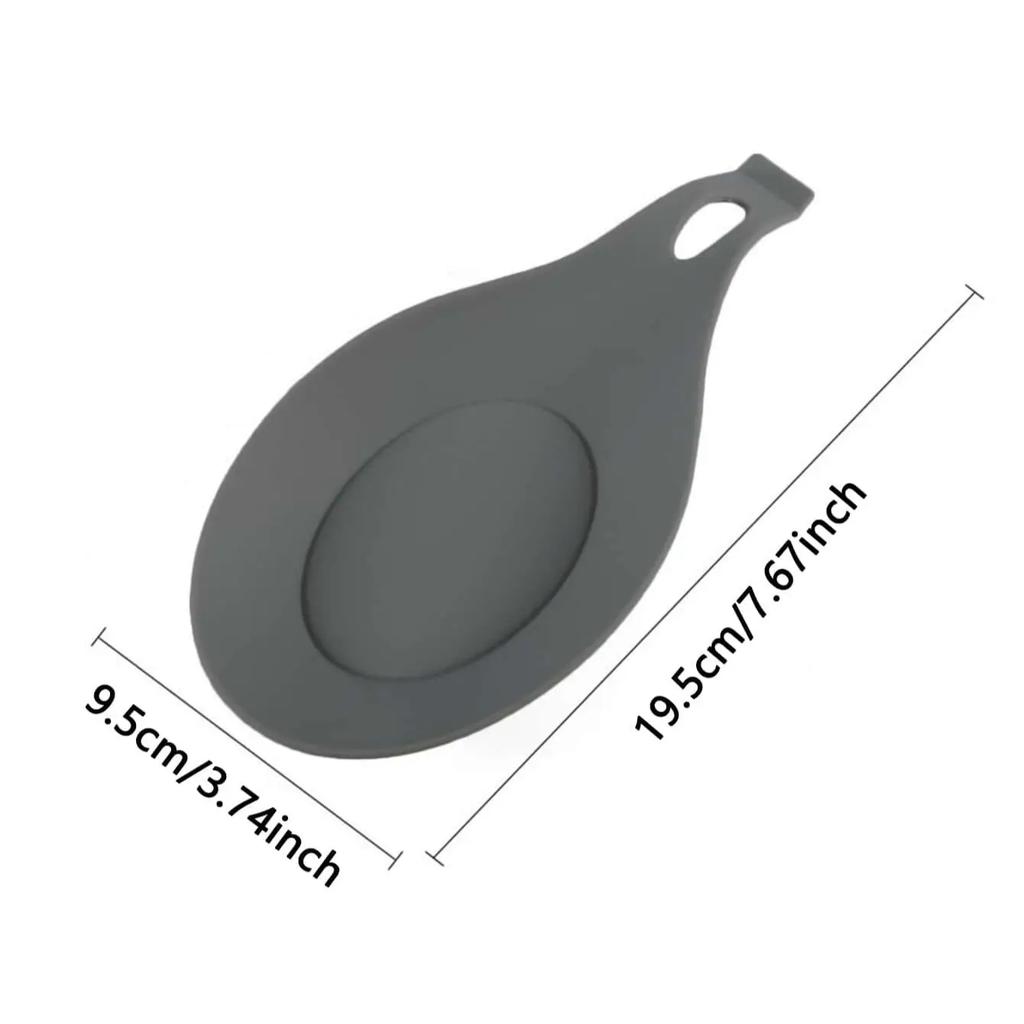 1 szt.-Silikonowa podkładka pod łyżkę Żaroodporna podkładka z silikonu spożywczego do odkładania łyżki Urządzenie Kuchenne przybory kuchenne naczynia kuchenne