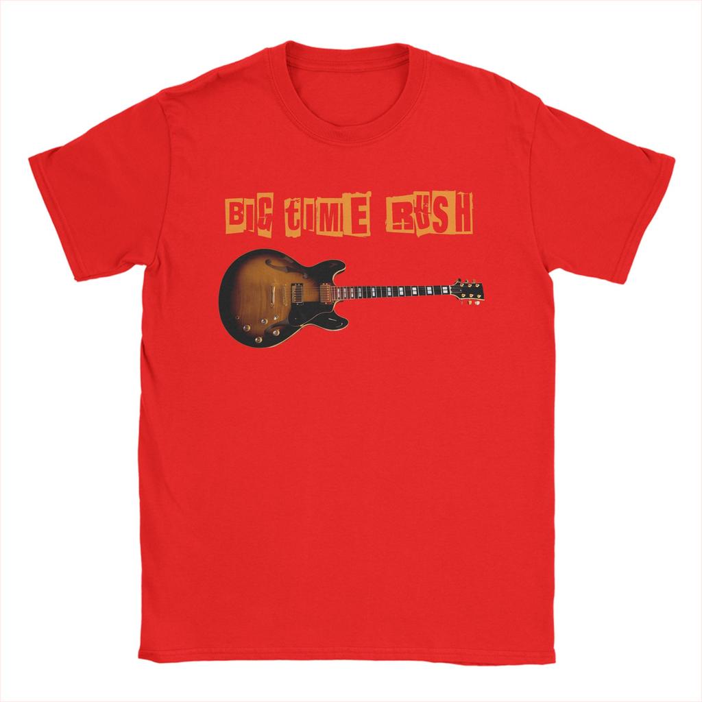 Unika Big Time Rush Band T-shirts för män Crew Neck Bomulls T-shirt Kortärmad T-shirt Plus Size Kläder