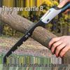 Express Garden Folding High-Manganese Steel Hand Saw - Woodworking & Outdoor Use, Ideal for Sawing Trees and Wood