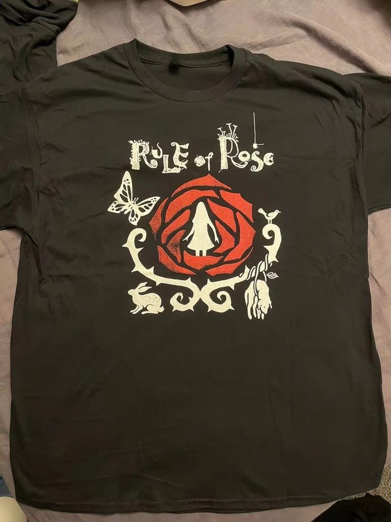 Art Classic Psychological Horror Game Rule of Rose T-Shirt Cotton Graphic Tee Unisex Unisex Summer Streetwear