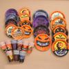 Halloween Party Decorative Plate Set Party Paper Cup Paper Plate Pumpkin Bat Disposable Plate