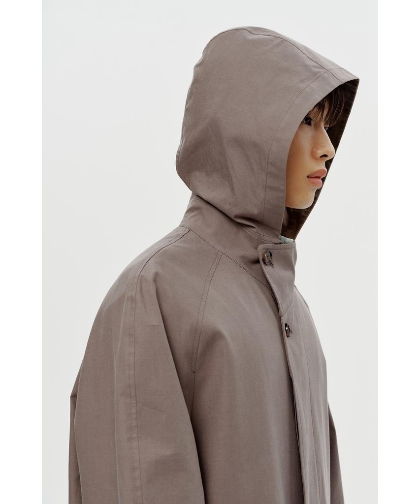 Youth Hooded Coat - Beige