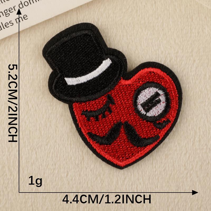 Cartoon Letter Embroidery Iron-On Patch for Shoes and Scrapbooks