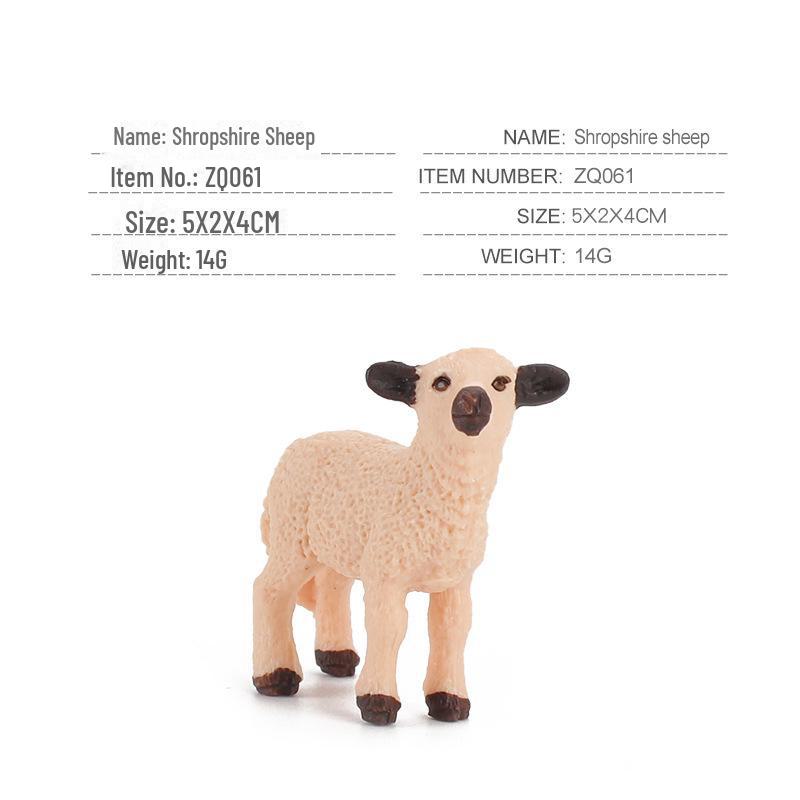 "Forest Animal Series: Beaver, Anteater, Squirrel, Monkey, Rabbit, Deer, Fox Models for Cross-Border Export"