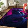 1pc Scary Snake Design Indoor Area Rug - Soft, Anti-Slip, and Durable Gaming Room Decor for Bedroom
