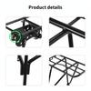 Mountain Bike Rear Rack 26-27.5 Inch Heavy Duty Solid Steel Universal Luggage Carrier with Anti Slip Design