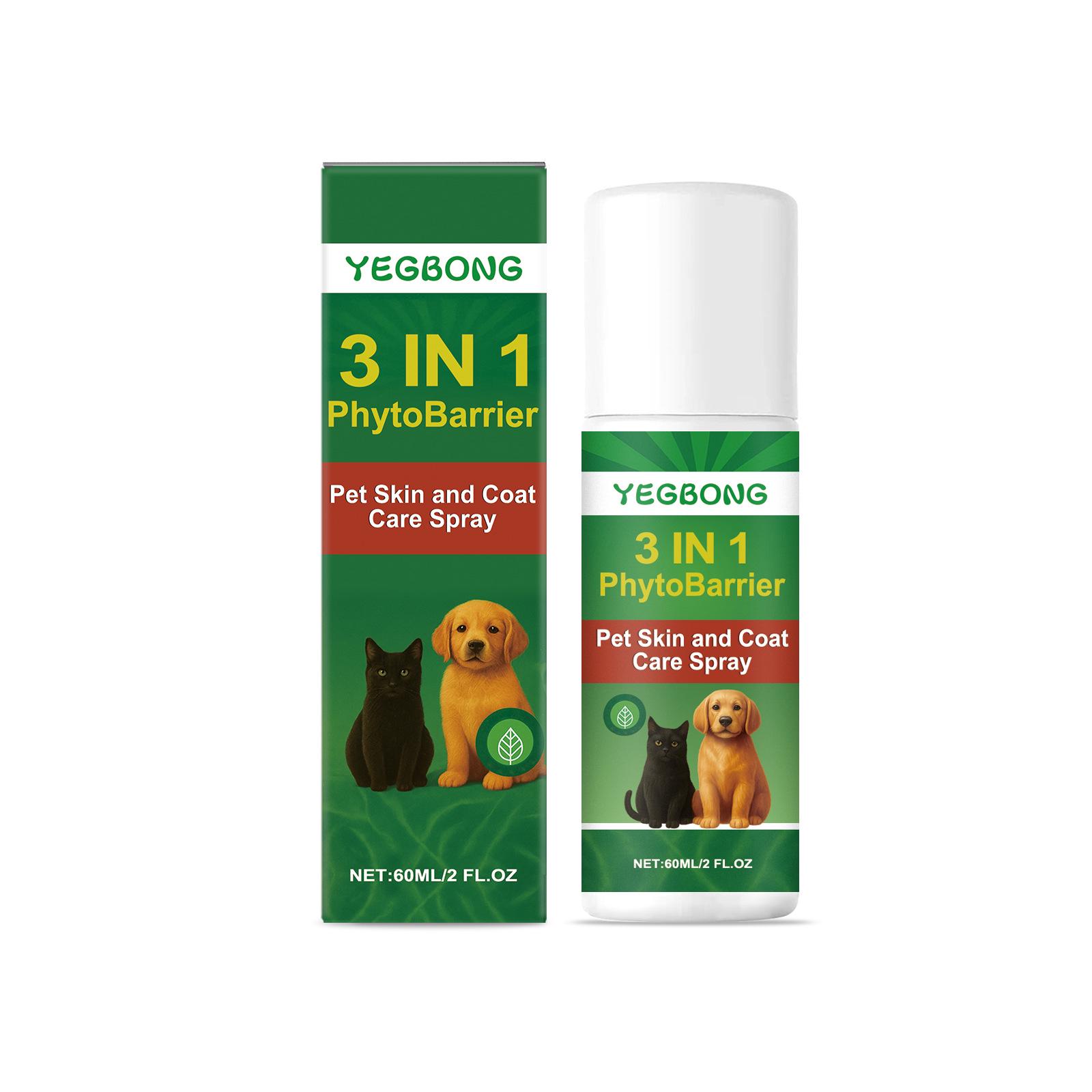 YEGBONG Gentle Moisturizing Pet Skin & Coat Care Spray for Daily Use
