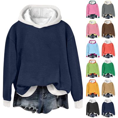 Women's Fashion Daily Versatile Casual Sweatshirts Long Sleeve Top Sweatshirts
