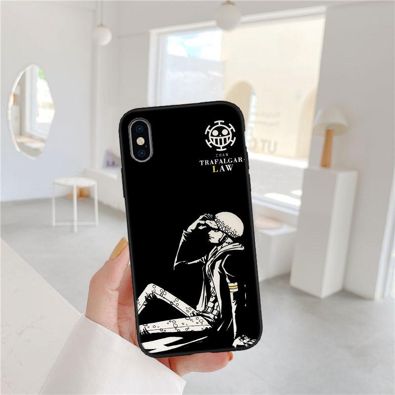 FM38 One Piece Law Soft Shell Phone Case for Redmi Note 10 11 12 Pro Max 10S 10C 10T 11A 11S 12S 12C