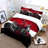 Red Modern Motorcycle Design. Print Bedding Set 1 Duvet Cover 2 Pillowcases For Adult And Children Luxury Gift Full Size