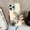 Elegant Black and White Flower Silicone Phone Case for Xiaomi Redmi Note 14 13 12 11 10 Pro Plus 5G 12S Redmi 14C 13C 4G Cover