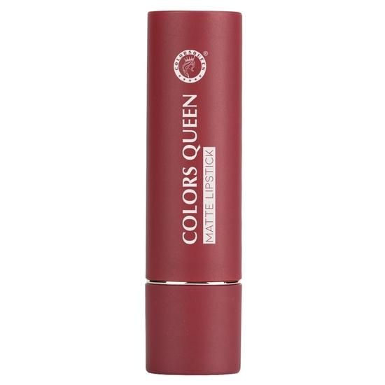 Colors Queen Lippie Creamy Matte Lipstick | Single Swipe Application, Long Lasting & Lightweight Lipstick for Women(10 - Nudeit, 5g)