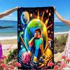 Gamer Print Beach Towel, Versatile Lightweight Absorbent Beach Towel for Pool Surf Yoga Bathroom, Perfect Birthday Holiday Gift