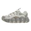 FILA Croissant Textile, Synthetic Leather, TPU Lightweight Height Increasing Low top Chunky Sneakers Women's White Gray F12W342103ATO