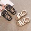 Children's Girls' Sandals Open-Toe Elegant Summer New Fashion Korean Style Princess Student Cute Versatile Stylish Sandals