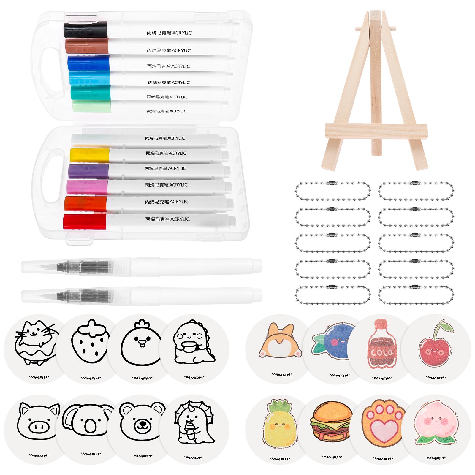 3D Foam Texture Painting Kit Creative Foam Texture Painting Kit DIY Handmade Painting Set Art Puffy Paint Set for Children Home