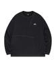 Lmc Nylon Curved Dart Crewneck Black