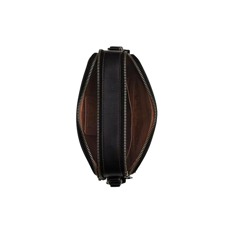 COACH Graham 23 Classic Signature Color Block Artificial Leather and Calf Leather Shoulder Crossbody Bag Medium Men's Multicolor