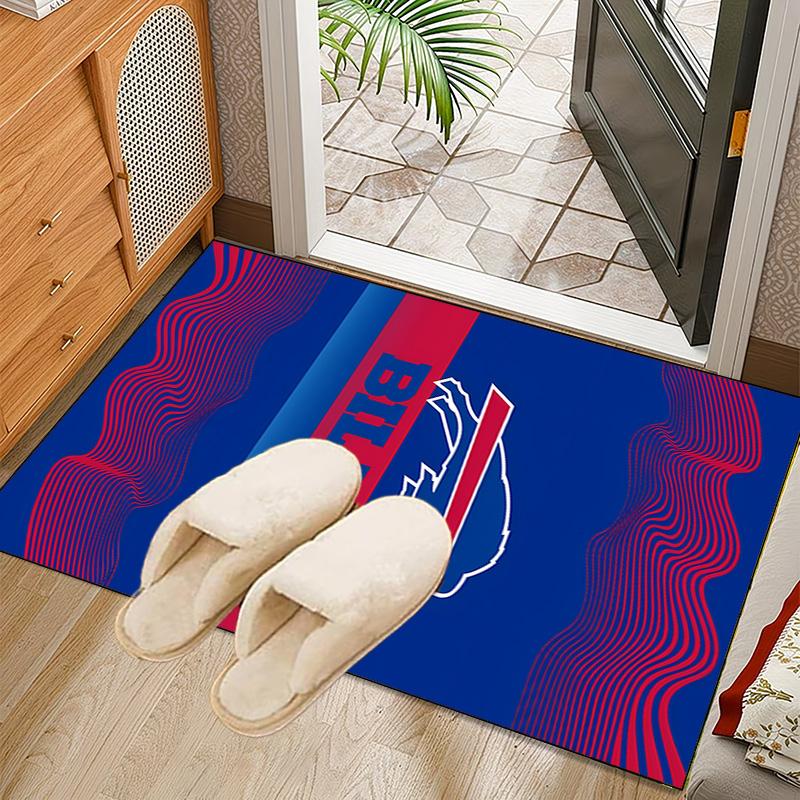 Bills Logo Rug Office Carpet Non-Slip Mat, Chair Rug Floor Covering for Gaming, Bedroom, Living Room , Home Decor Christmas Gift