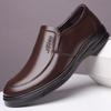 Scarpe Casual Slip-On da Uomo in Vera Pelle 2025 - Suola Morbida, Antiscivolo, Traspiranti per Mezza Età e Anziani