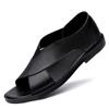 New Style Leather Sandals - Casual Men's Shoes with Soft Sole and Anti-slip Function - Beach Shoes